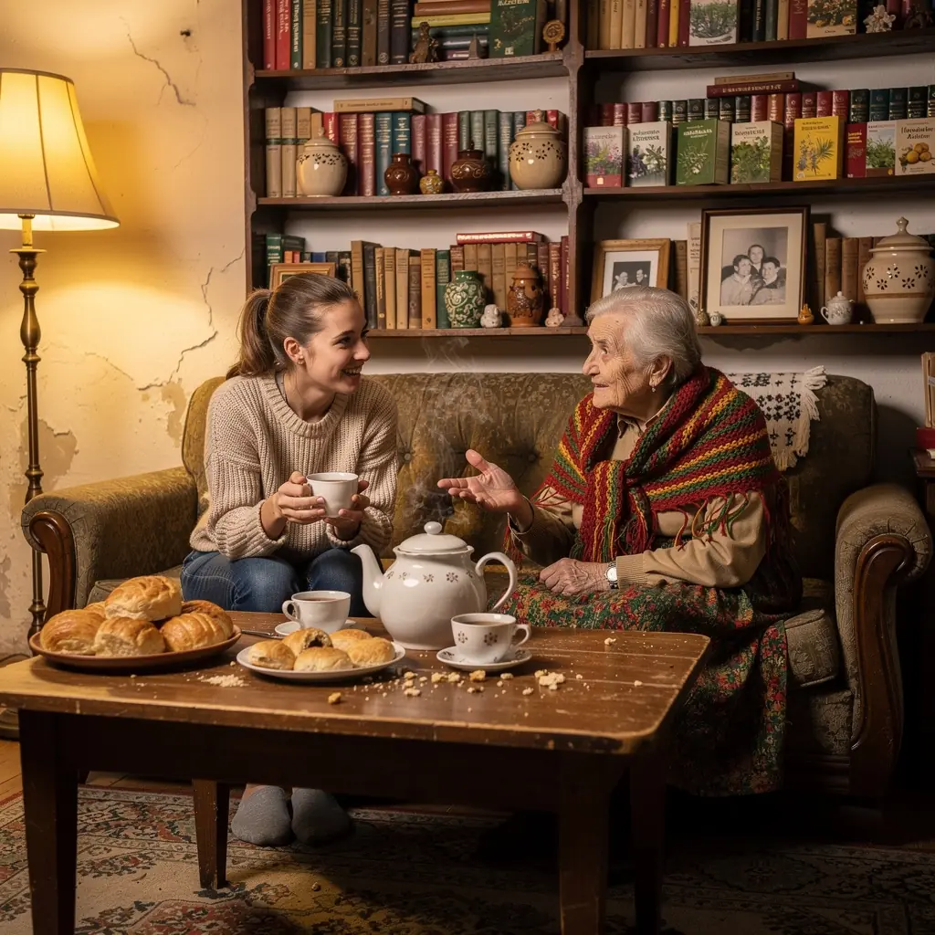 Teás kanna, tele zöld teával, természetes összetevőkkel díszítve.