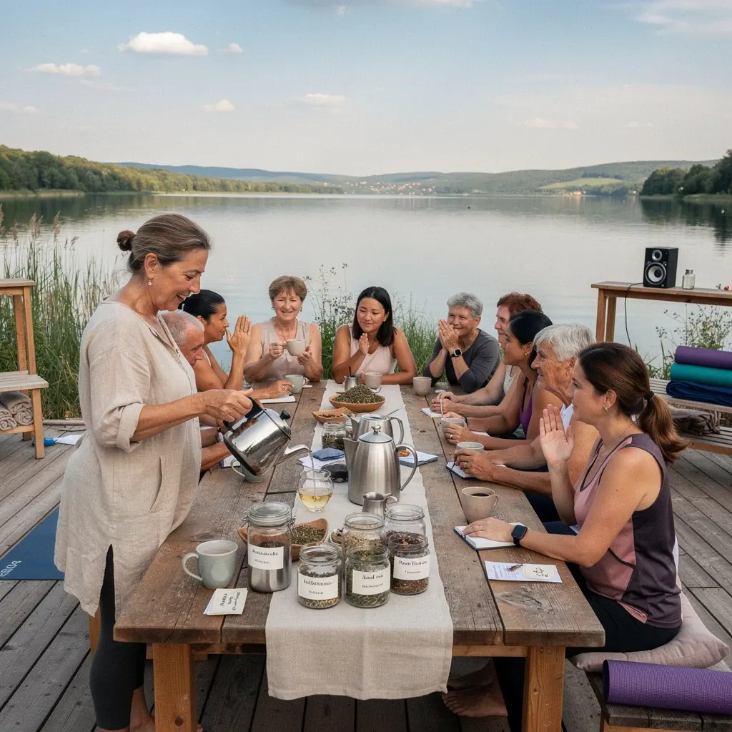 Egy napirend, amely tartalmazza a teafogyasztás fontosságát a vérnyomás szempontjából.